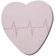 Heart shape sticky note